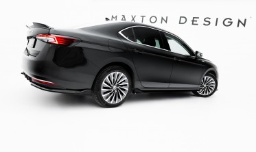 Тюнинг диффузори (листвы) под пороги Skoda Superb Mk4 вар. 2 фото