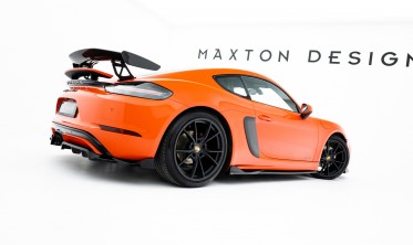 Тюнінг накладки (леза) під пороги Porsche 718 Cayman GTS 982c вар. 2 фото