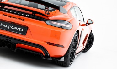 Тюнинговый диффузор на задний бампер Porsche 718 Cayman GTS 982c фото