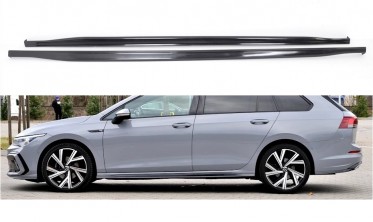 Накладки на пороги GTI / R-line style VW Golf 8 универсал фото