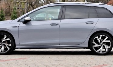 Накладки на пороги GTI / R-line style VW Golf 8 універсал фото