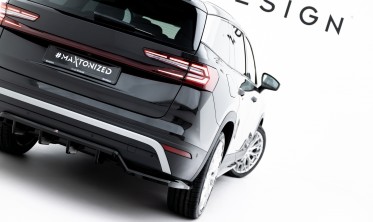 Тюнинговый диффузор (накладка) на задний бампер Skoda Kodiaq Mk2 фото