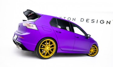 Тюнинг накладки (листвы) на боковые пороги VW Golf MK8 R рестайл Street Pro фото