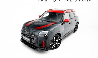 Тюнинговый сплиттер на передний бампер Mini Countryman JCW U25 фото