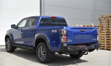 Силовий задній бампер Isuzu D-max (2019-...) під оригінальний фаркоп фото