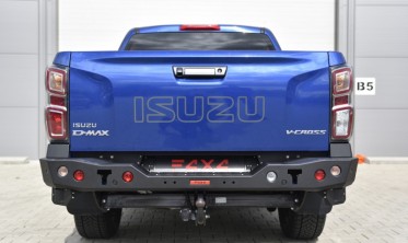 Силовий задній бампер Isuzu D-max (2019-...) під оригінальний фаркоп фото