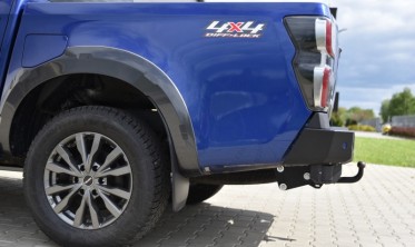 Силовий задній бампер Isuzu D-max (2019-...) під оригінальний фаркоп фото