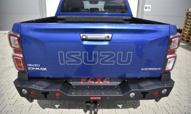 Силовий задній бампер Isuzu D-max (2019-...) під оригінальний фаркоп фото