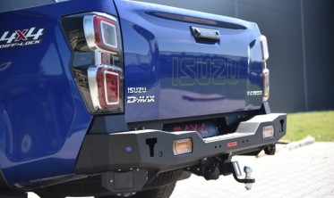 Силовий задній бампер Isuzu D-max (2019-...) з led стопами фото