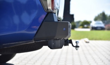 Силовий задній бампер Isuzu D-max (2019-...) з led стопами фото