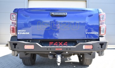 Силовий задній бампер Isuzu D-max (2019-...) з led стопами фото