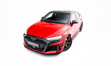 Тюнінг накладка на передній бампер Audi RS3 8Y Sedan, Sportback 2024- Street Pro фото