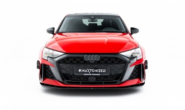 Тюнінг накладка на передній бампер Audi RS3 8Y Sedan, Sportback 2024- Street Pro фото