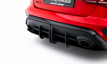Дифузор на задній бампер Audi RS3 8Y Sedan 2024- Street Pro фото
