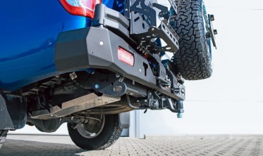 Силовой задний бампер Ford Ranger T6 (2019-2023) с Led стопами фото