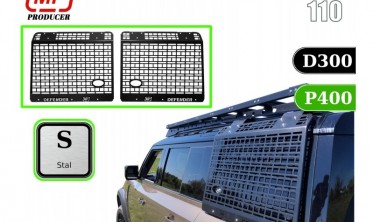 Стальний захист бокових вікон Land Rover Defender l663 (2019-...) фото