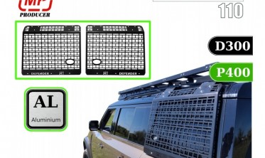 Алюминиевая защита боковых окон Land Rover Defender l663 (2019-...) фото