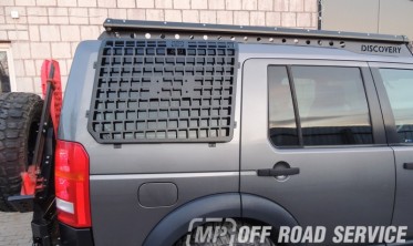 Стальний захист бокових вікон Land Rover Discovery 3, 4 фото