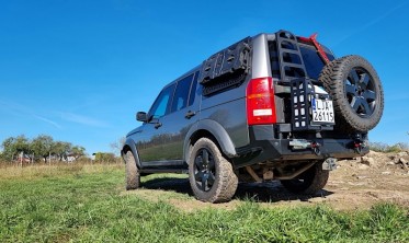 Алюминиевая защита боковых окон Land Rover Discovery 3, 4 new фото