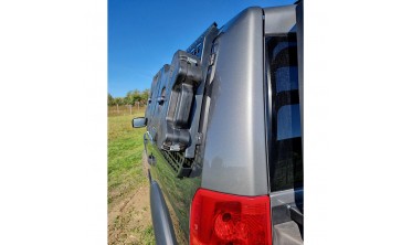Алюминиевая защита боковых окон Land Rover Discovery 3, 4 new фото
