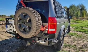 Алюминиевая защита боковых окон Land Rover Discovery 3, 4 new фото