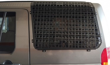 Алюминиевая защита боковых окон Land Rover Discovery 3, 4 new фото