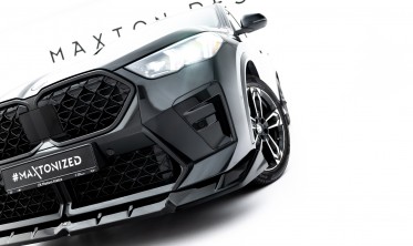 Тюнінг губа на передній бампер BMW X2 U10 M-Pack (обвіс Макстон) фото