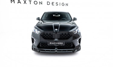 Тюнінг губа на передній бампер BMW X2 U10 M-Pack (обвіс Макстон) фото