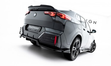 Тюнинг диффузор заднего бампера BMW X2 U10 M-Pack Maxton design фото