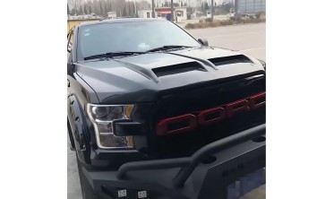 Сталевий капот для Ford F150 (2015-2020) ram air style фото