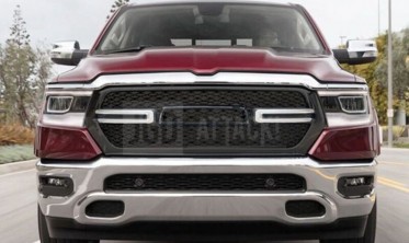 Радиаторная решетка Dodge Ram 1500 (2019-2023) глянец фото