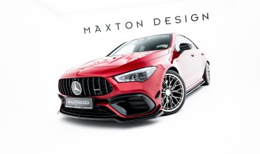 Передняя юбка на бампер Mercedes AMG CLA 45 Aero C118 вер. 4 фото