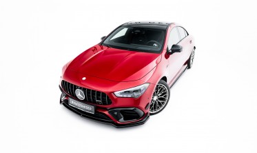 Передняя юбка на бампер Mercedes AMG CLA 45 Aero C118 вер. 4 фото