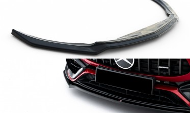 Передняя юбка на бампер Mercedes AMG CLA 45 Aero C118 вер. 4 фото