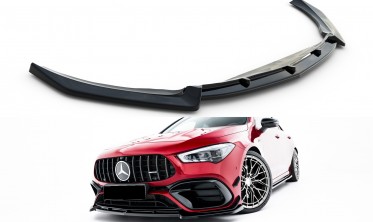Спліттер на передній бампер Mercedes AMG CLA 45 Aero C118 тюнінг обвіс вер. 5 фото