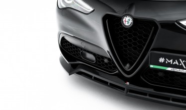 Спліттер на передній бампер Alfa Romeo Stelvio Mk1 тюнінг обвіс вер. 3 фото