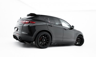 Тюнинг листвы под пороги Alfa Romeo Stelvio Mk1 тюнинг обвес Maxton вер. 2 фото