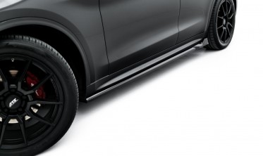 Тюнинг листвы под пороги Alfa Romeo Stelvio Mk1 тюнинг обвес Maxton вер. 2 фото