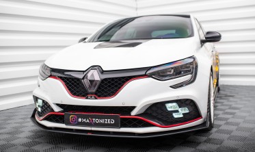 Тюнінг накладка на передній бампер Renault Megane Mk4 RS Street Pro фото