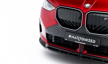 Сплиттер на передний бампер BMW X3 G45 M-Pack / M50 тюнинг обвес Maxton фото