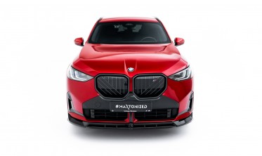 Сплиттер на передний бампер BMW X3 G45 M-Pack / M50 тюнинг обвес Maxton фото