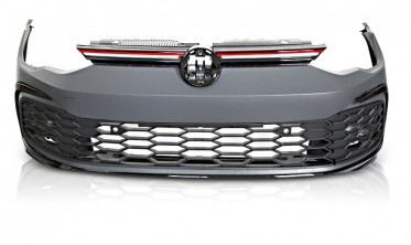 Тюнінговий передній бампер Volkswagen Golf 8 у стилі GTI фото