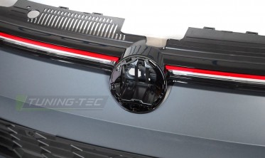 Тюнінговий передній бампер Volkswagen Golf 8 у стилі GTI фото