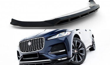 Спліттер на передній бампер Jaguar F-Pace Mk1 рестайл R-Sport тюнінг обвіс Maxton фото