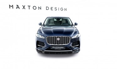Спліттер на передній бампер Jaguar F-Pace Mk1 рестайл R-Sport тюнінг обвіс Maxton фото