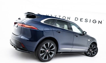 Тюнинг диффузор на задний бампер Jaguar F-Pace Mk1 рестайл R-Sport обвес Maxton фото