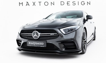 Сплиттер переднего бампера Mercedes CLS C257 AMG-line / AMG 53 вер. 1 фото