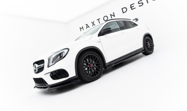 Тюнінгові накладки (лістви) на бокові пороги Mercedes-Benz GLA 45 AMG X156 вар. 2 фото
