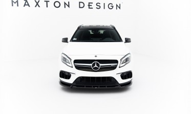 Тюнинг накладка на передний бампер Mercedes-Benz GLA 45 AMG X156 рестайл фото