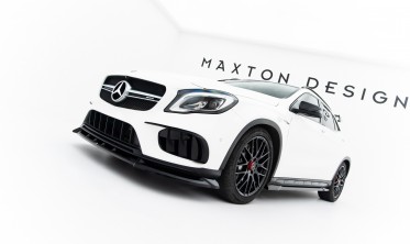 Тюнинг накладка на передний бампер Mercedes-Benz GLA 45 AMG X156 рестайл фото